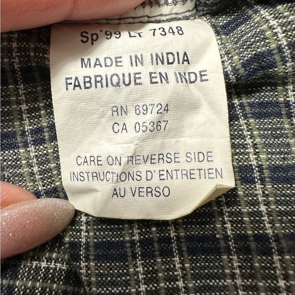 Columbia Sportswear Company Men’s Woven Blue Gray Short Sleeve Button Down Shirt - Picture 13 of 16